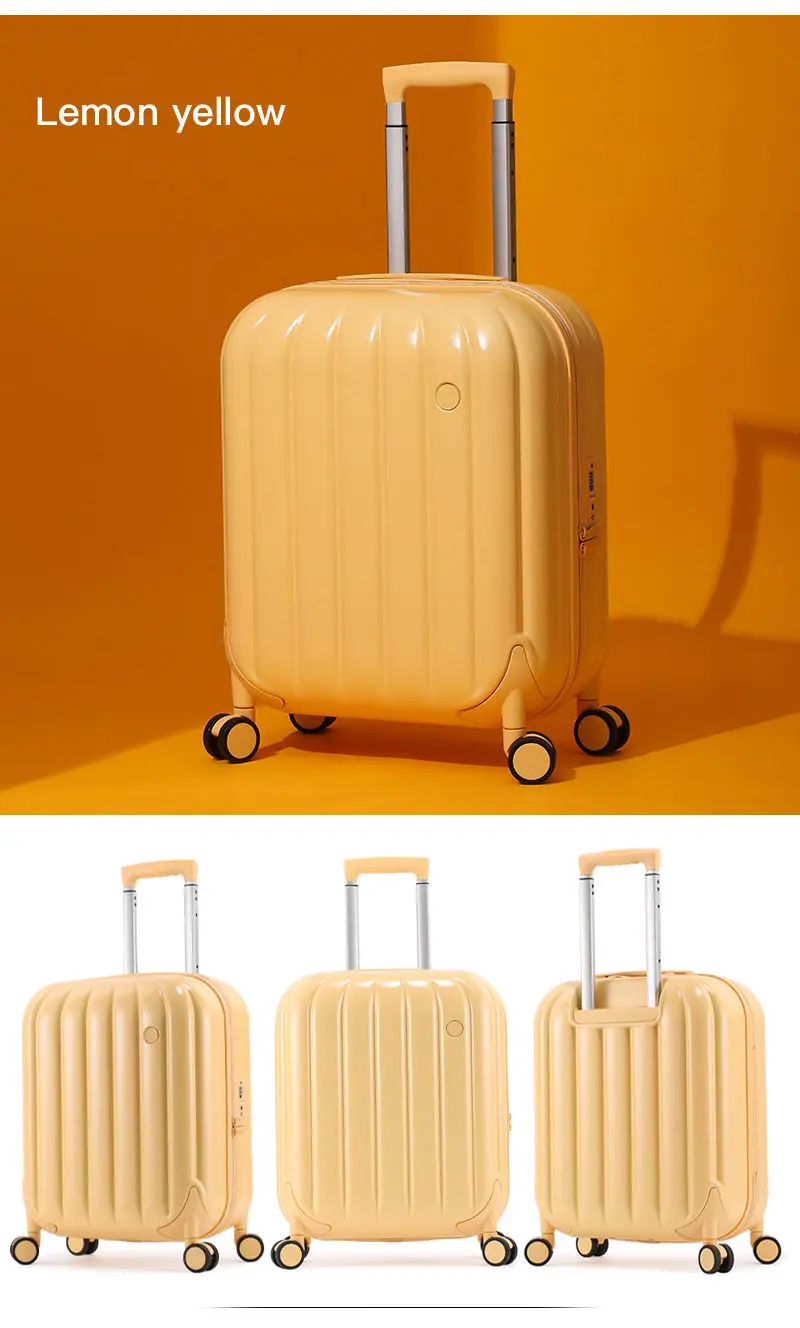 High quality custom design abs+pc style spinning 4 wheels case suitcase travel luggage set for outdoors