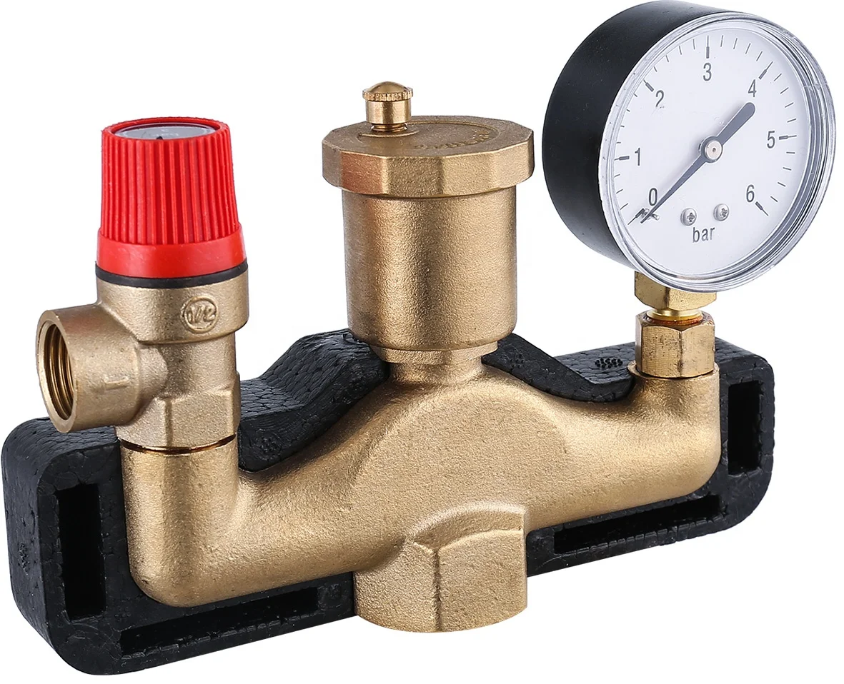 Сборная Группа безопасности с вентиляционным отверстием и манометром