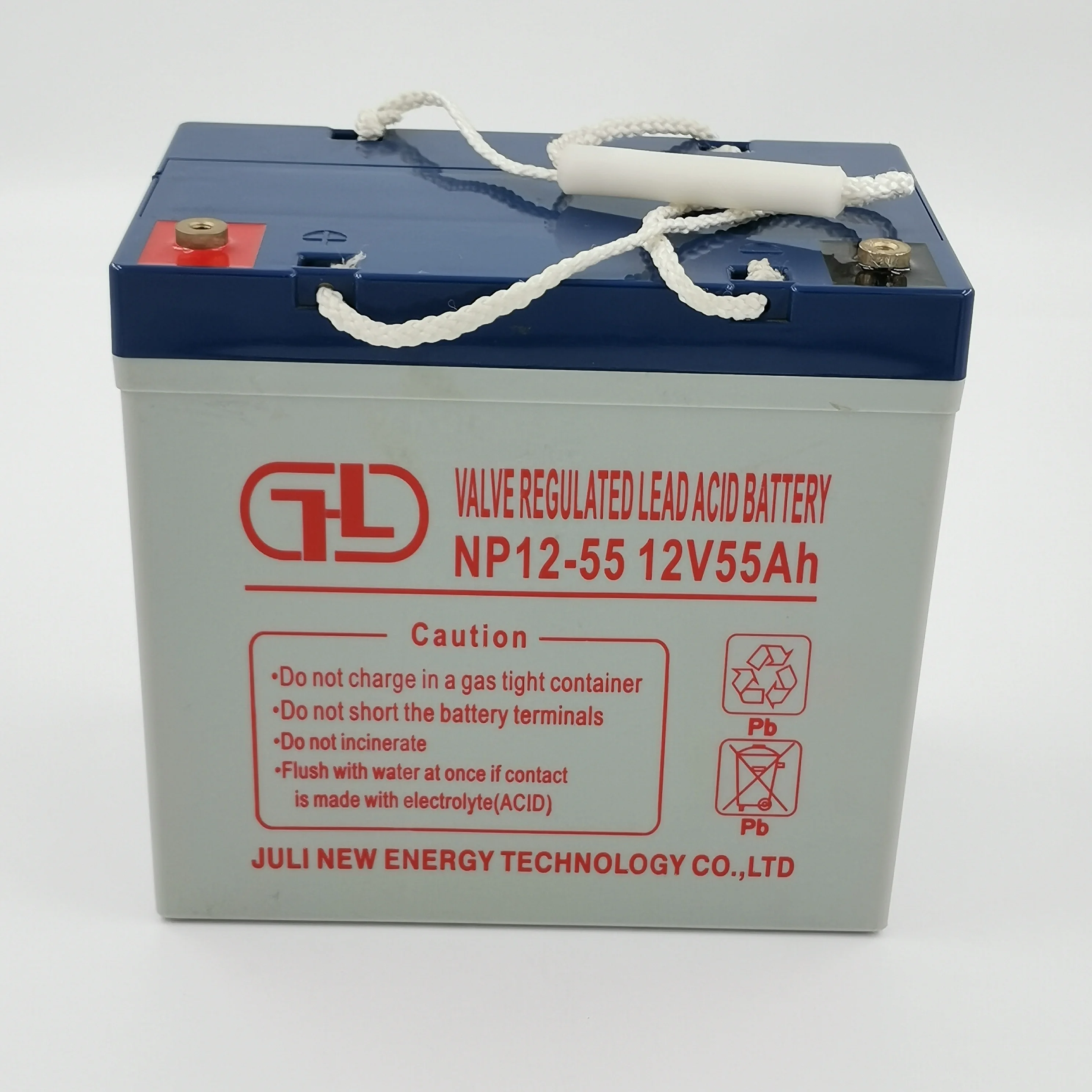 China Low Price Ups Vrla Lead Acid Batteries 12V55ah 12 Volt Battery