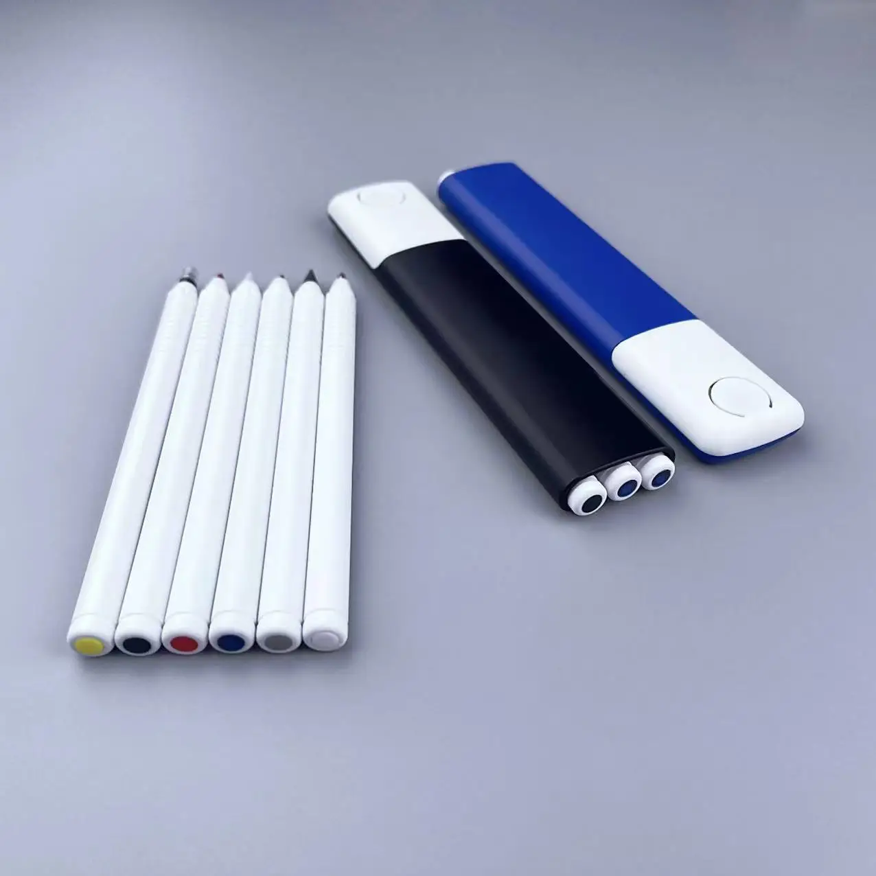 3 in 1 pen set Glue Cutter Gel Ink Marker Ball Pen with printed customer brand OEM logo