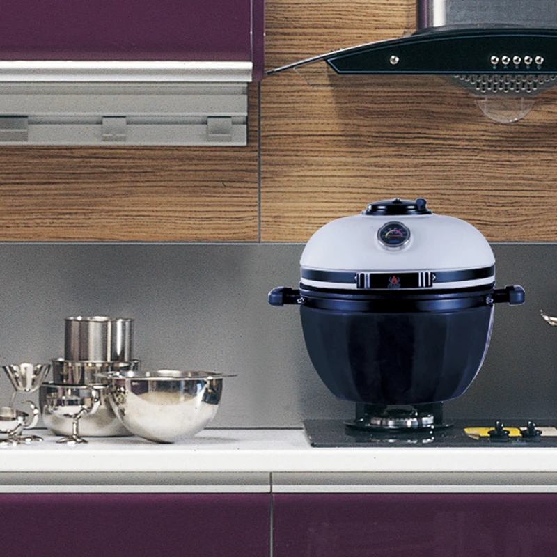 Roaster Ceramic Oven Top Vent Accessories BBQ Pizza for Kamado Louisiana Iron Grill Daisy Wheel Ceramic BBQ Grill