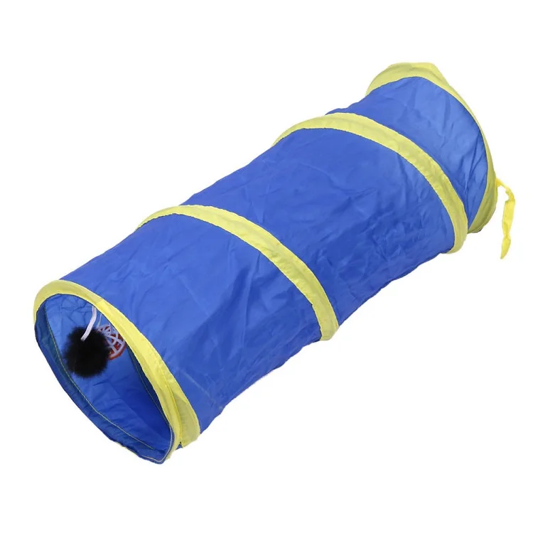 
Factory direct wholesale DIY splicing folded pet channel felt cat tunnel 
