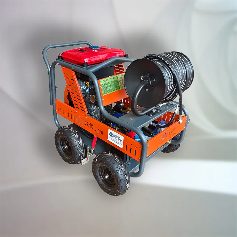 LC 170BAR 30LPM 27KW sewer Exclusive Automation  of hose sewer drain cleaner hydro jetting machine drain jetting machine