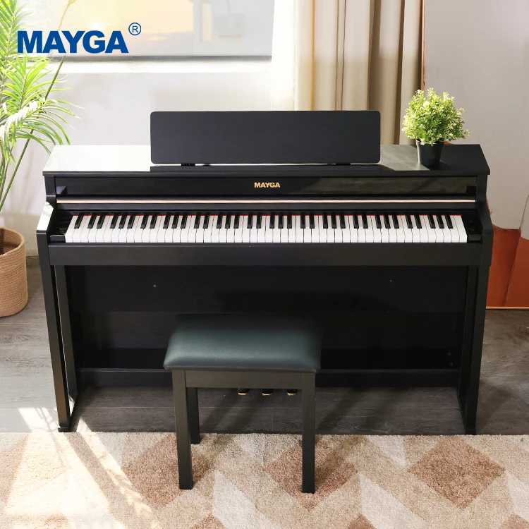 Поставщик сквозных решений, модель CX-300 MAYGA, 88 клавиш, прогрессивный молоток, мощная деревянная клавиатура, электронное пианино