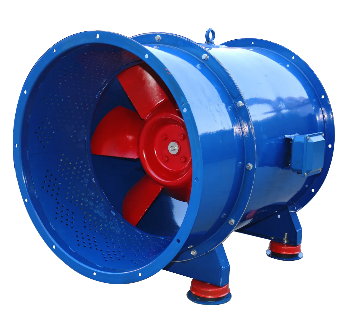 Axial Flow Fire-fighting Axial Flow Fan Pipe Smoke Exhaust Ventilation Equipment For Underground Garages In Shopping Malls
