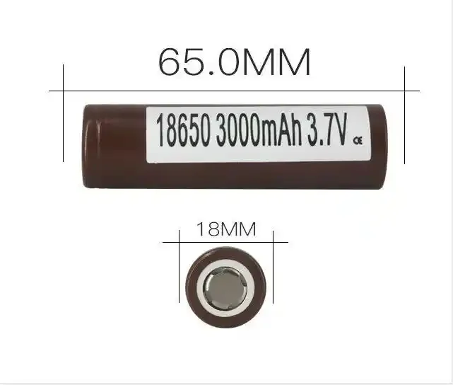 Battery 18650 3000mAh HG2 3.7V Li-Ion Rechargeable Batteries 18650 Cell Battery HG2 for Home Appliances