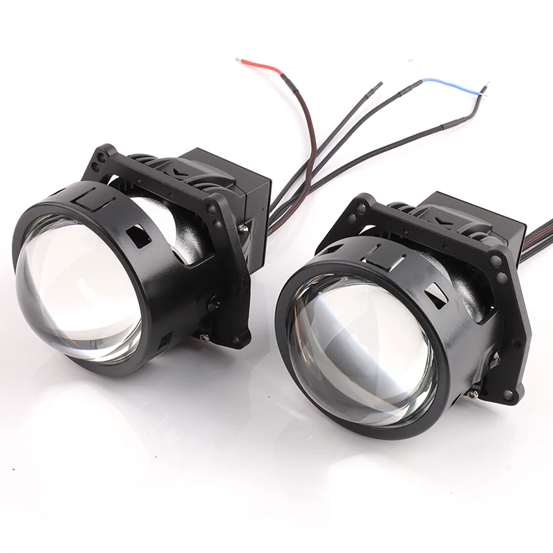Led Bulbs Wholesale Super Bright Led Projector 64W 3.0 Inch Bi Led Projector Lens