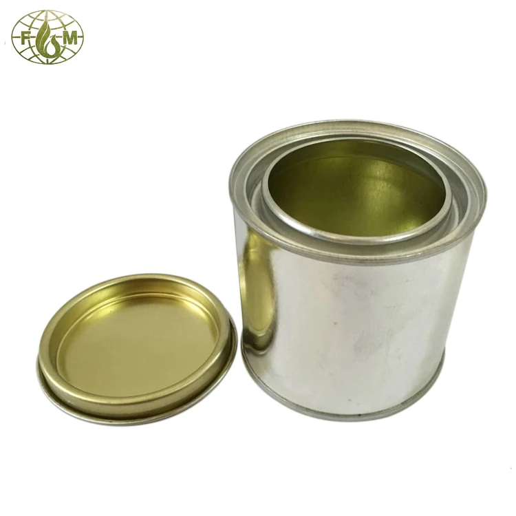 wholesale metal tins 250ml water proof metal container empty paint cans