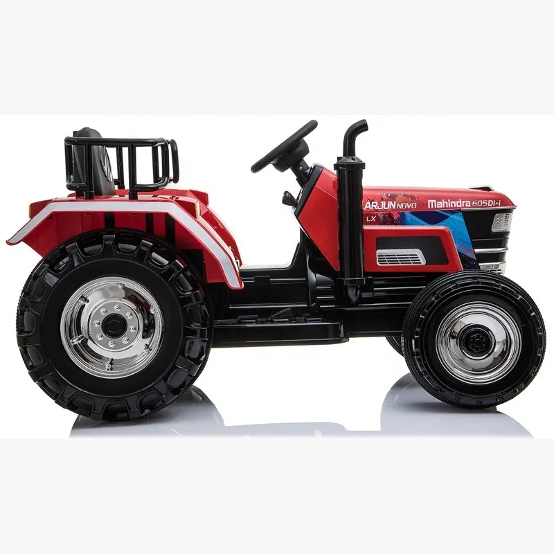 big kids electric tractor with parent remote control cheap