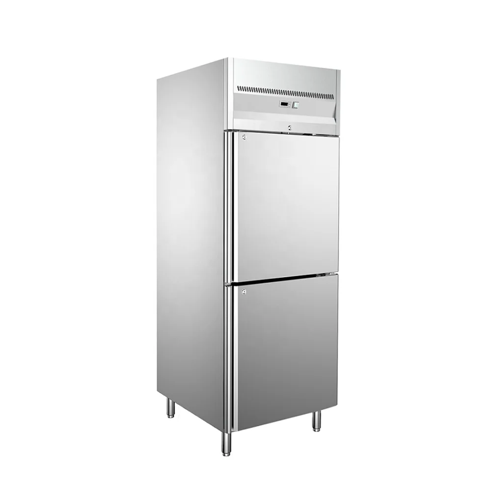 Free standing 580l restaurant stainless 304 commercial freezer refrigeration equipment