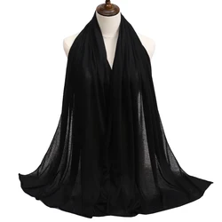 polyester Jersey shawl Islamic Wholesale Fashion Jersey cotton Muslim Hijab Scarf women