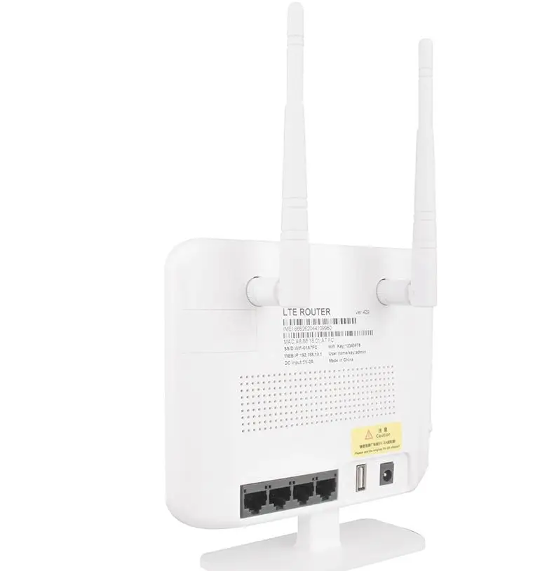 VOIP/VOLTE 300Mbps B1/B2/B3/B4/B5/B7/B8/B12/B17/B18/B19/B20/B25/B26/B28 4G LTE Wireless CPE Router