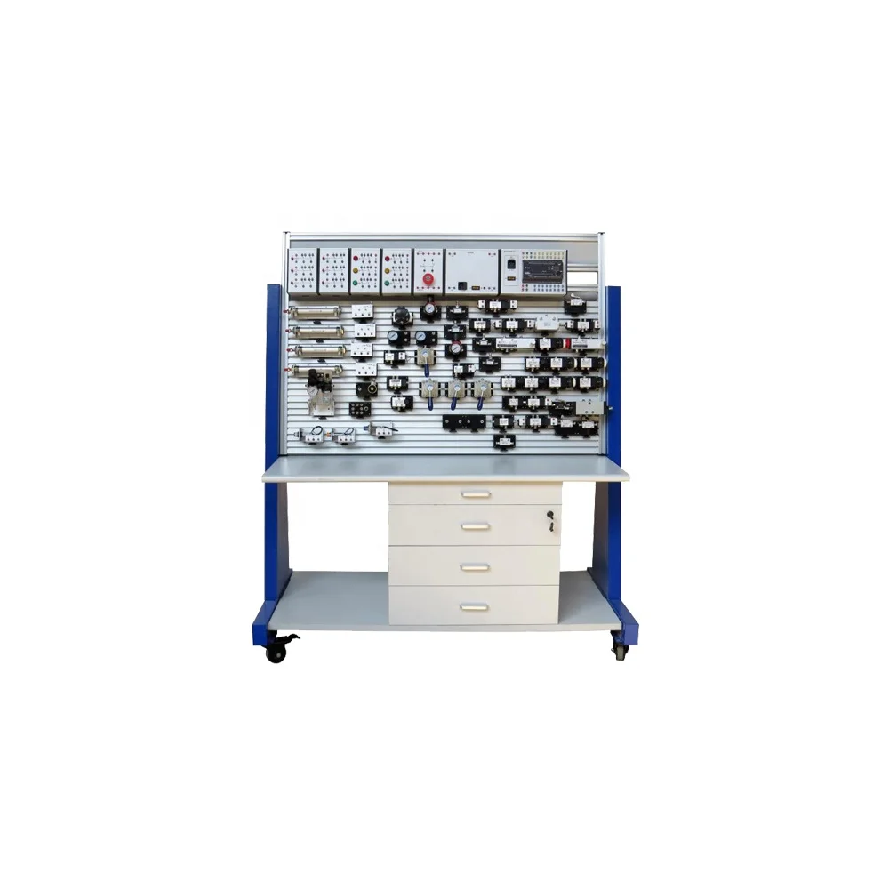 PLC Electro Pneumatic Trainer Didactic Equipment Educational Equipment Mechatronics Training Equipment