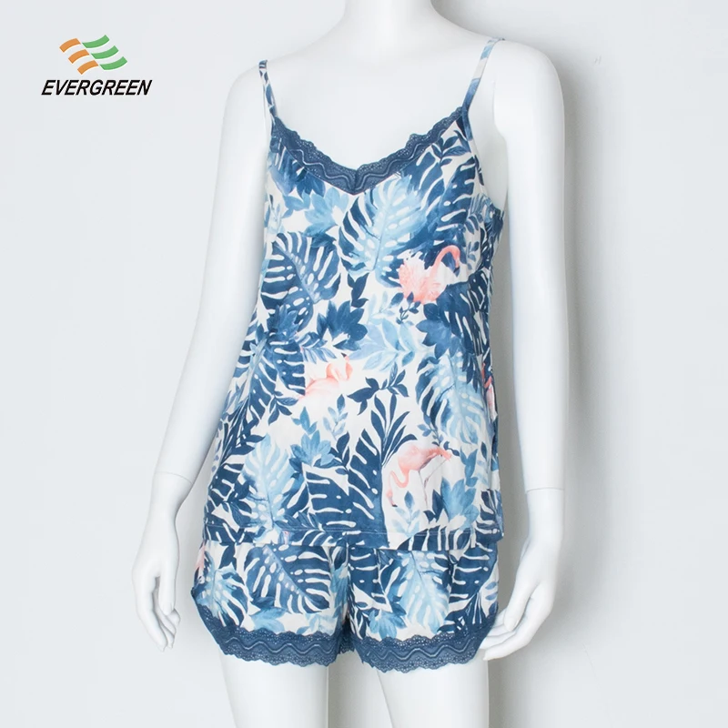 
Wholesale Sexy Lace Summer 2 Piece Pajamas Women For Women 