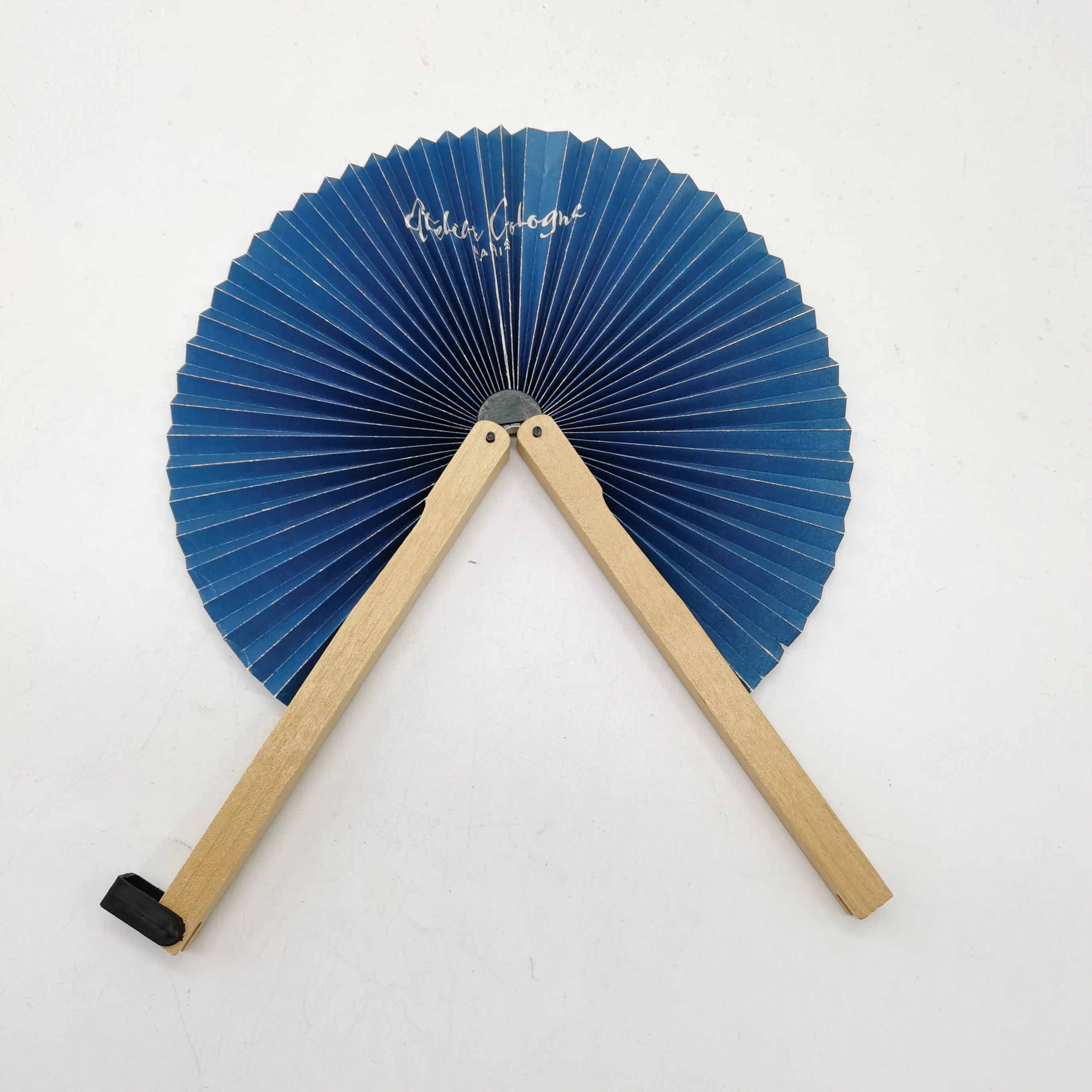 Custom Logo Print Wood Hand Held Fan Folding Fan Custom Hand Fan