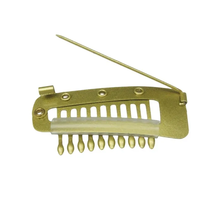 chunni grip clips Snap Clips with safety Pin For Weft Hair Extensions