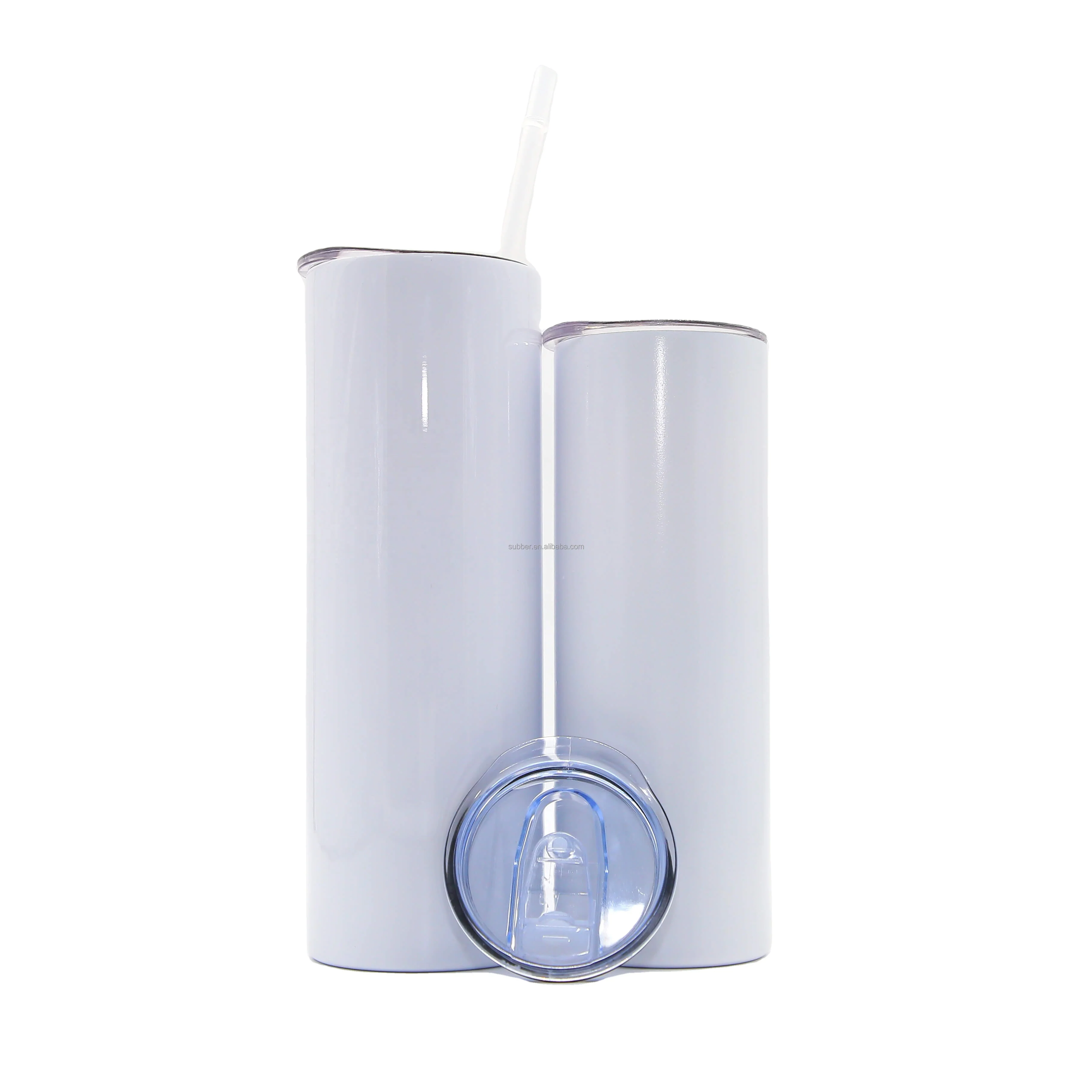 Wholesale 20oz stainless steel tumbler straight skinny double wall coffee cup insulation vacuum for sublimation