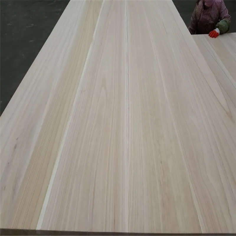 AA Grade Paulownia Finger Joint Lamination Edge Glued Panels Board Solid Wood Poplar Boards