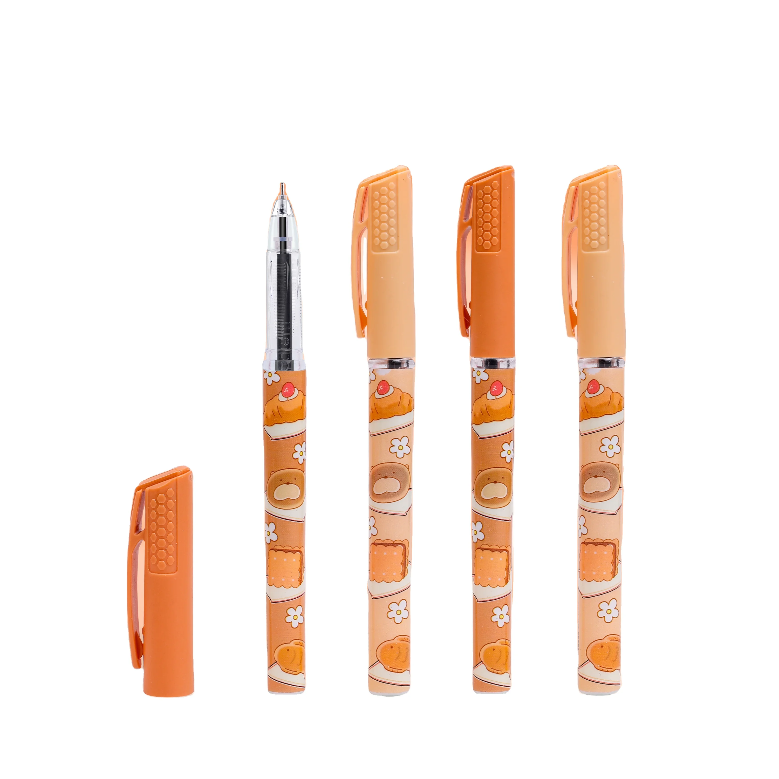 Weibo Cute pens Kawaii 0.5mm Black Ink Gel Pens Kawaii Office School Supplies Kawaii Stationary for Kids, Girls, Boys