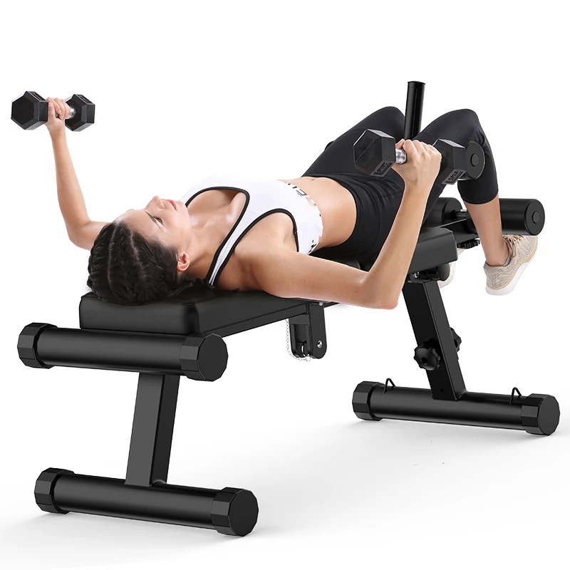 
Supine Board Home Fitness Abdominal Muscle Board Indoor Folding Multifunctional Abdominal Rolling Exercise Bench Press 