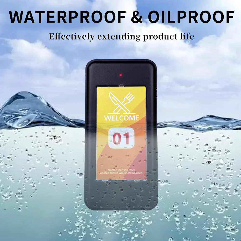 Strong Signal Wireless Restaurant Food Pager System Buzzer for Fast Food