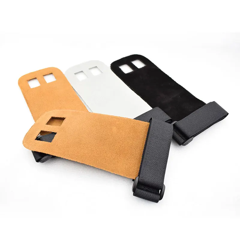  Изготовленные на заказ гимнастические кожаные рукоятки/кожаные защитные рукоятки для ладони/захваты тяжелой атлетики