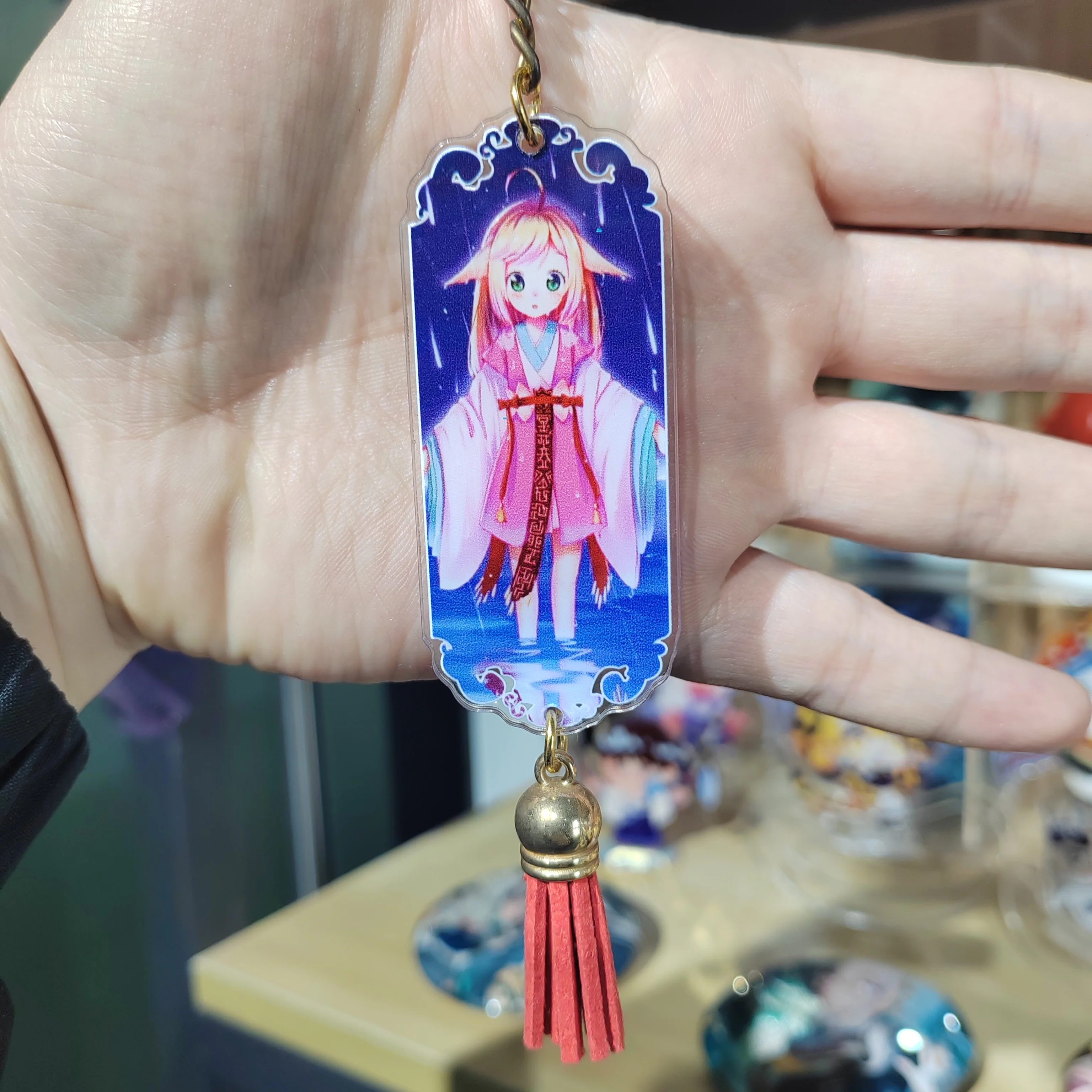 Rapid star bunny key chains Factory customization