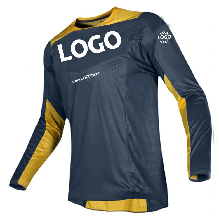 GBM bike clothes man breathable quick dry polyester mtb cycling jersey custom