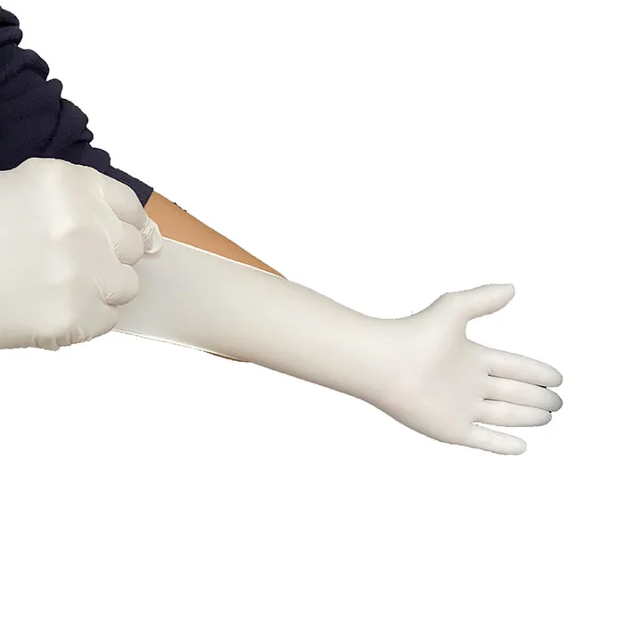 9inch 12inch Blue Beauty Salon /Food/Pharmaceutical Nitrile Gloves