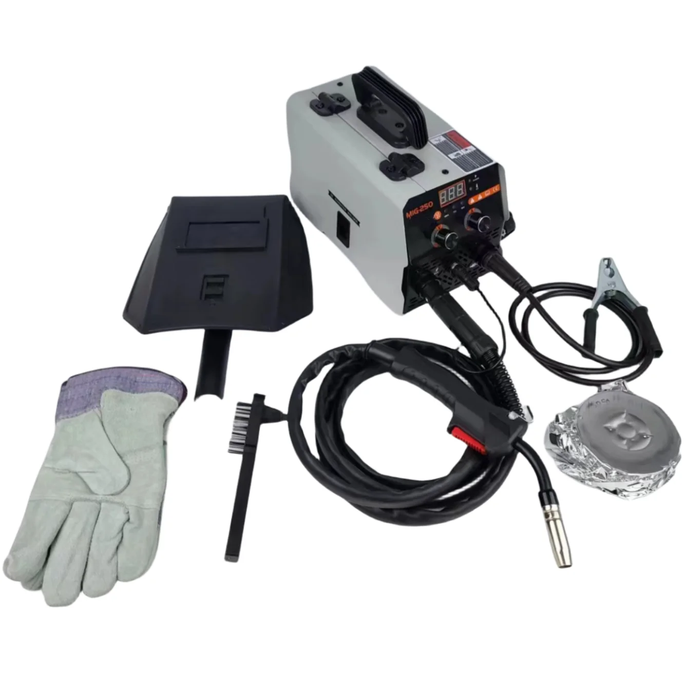 Direct-selling MIG-250 DC inverter gas gasless  mig without gas welding machines