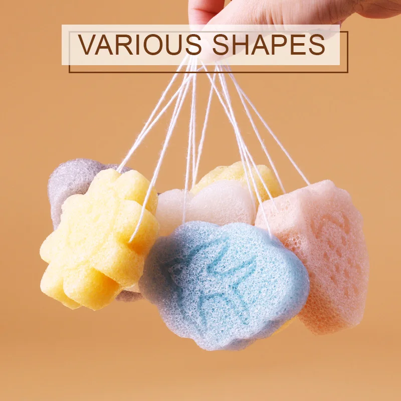 Custom logo natural facial konjac sponge private label Gentle Face cleansing exfoliation activated sponge