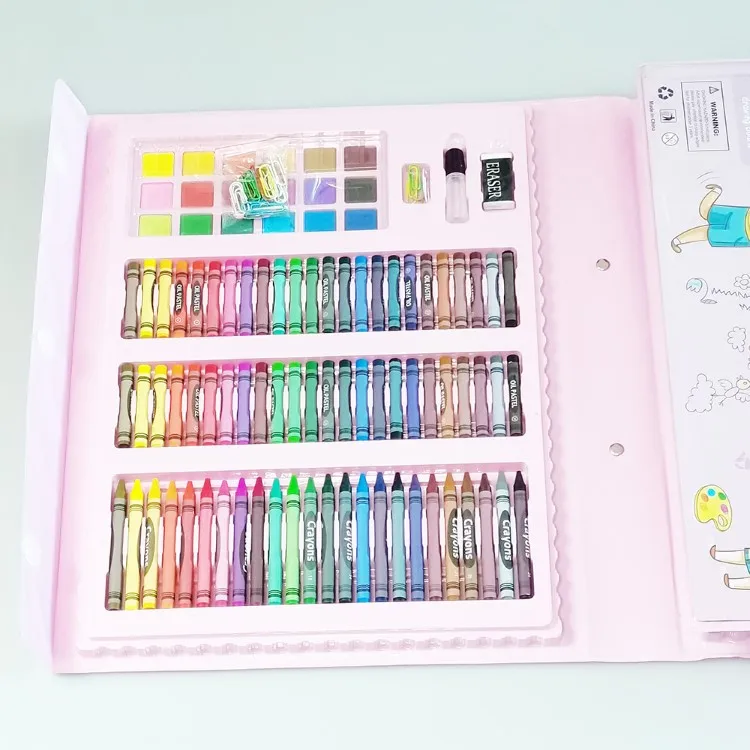 208-Piece deluxe art set with lots of art supplies for drawing and painting