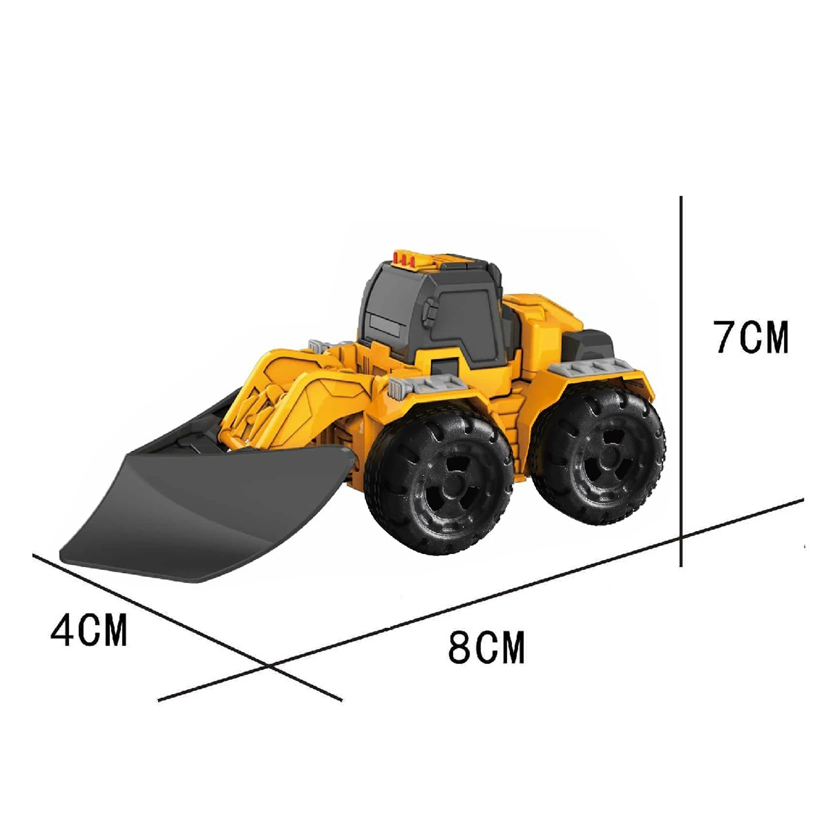 2023 New Arrival Children Deformation Robot Model Car Educational Transform Action Assembled Plastic Vehicle