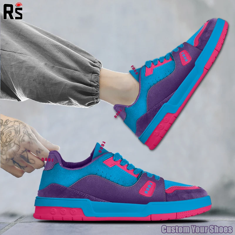 OEM Famous Brands Designer Leather Luxury Tennis Vintage Trainer Custom Logo Basketball Sport Casual Sneaker Shoes For Men