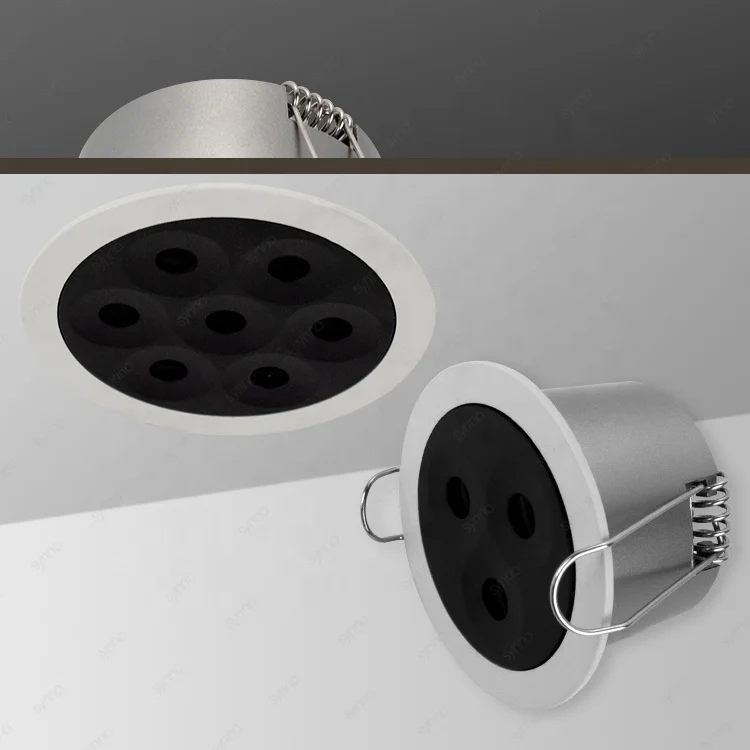 Family Series Round COB Spot Light Anti Glare Recessed Trimless Spotlight 220V Ceiling Surface Mounted 6W LED Spot Lighting