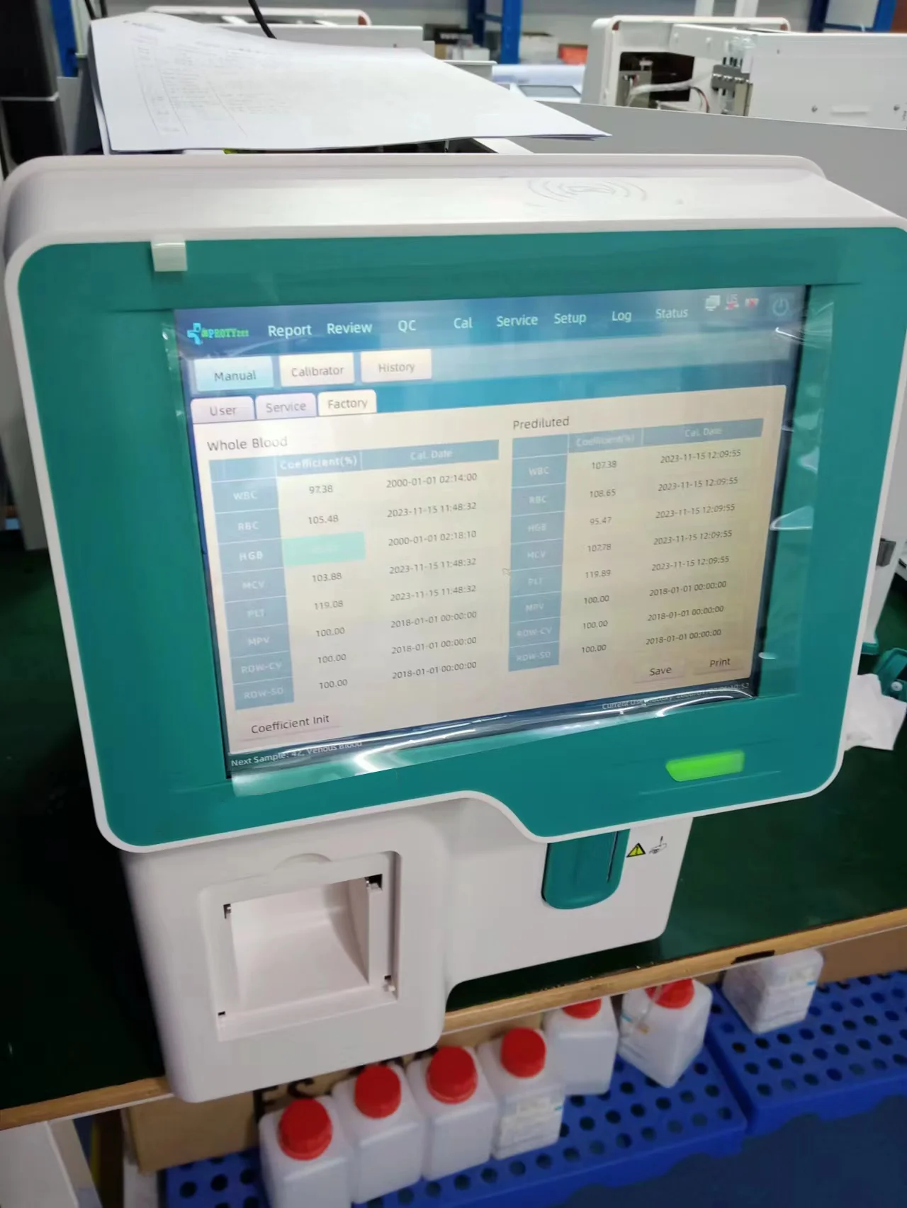 Ветеринарный гематологический Анализатор Счетчик Клеток Крови