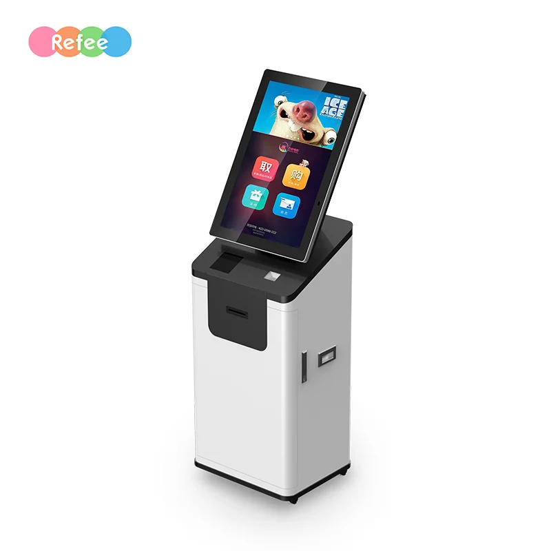 LCD Self Ordering Kiosks Commercial Self Ordering Touch Screen Solution for Quick Service Restaurants Automated Ordering Machine