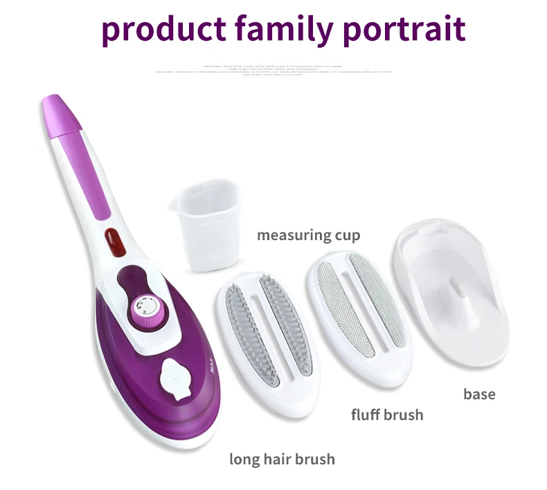 800W steam ironing machine with large steam capacity Handheld Travel Garment Steamer Clothes 2 IN 1 Electric Iron