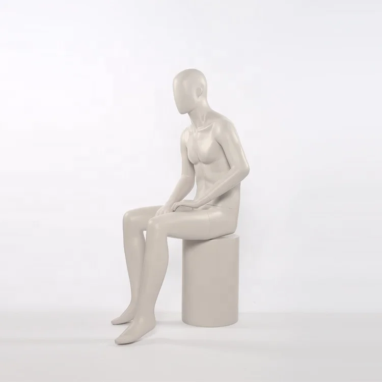 wholesale fashion fiberglass sitting mannequins full body fitness muscular male pose maniquies for sport clothing store display