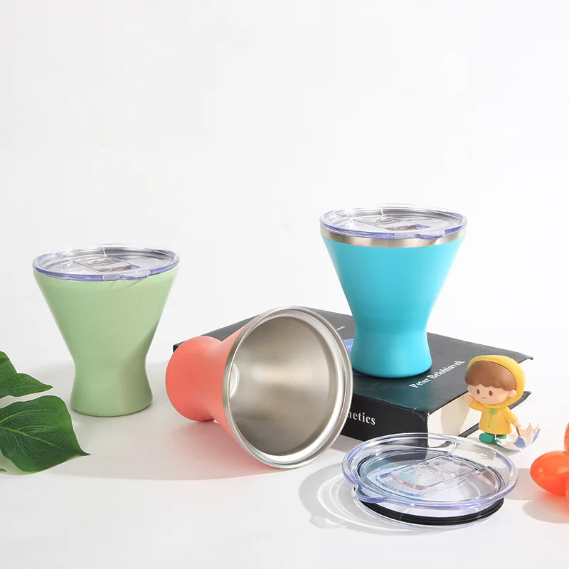 Hot Sale Stainless Steel Vacuum Wedding Wine Tumbler Cups Double Wall 10oz Metal Mini Shot Tumbler