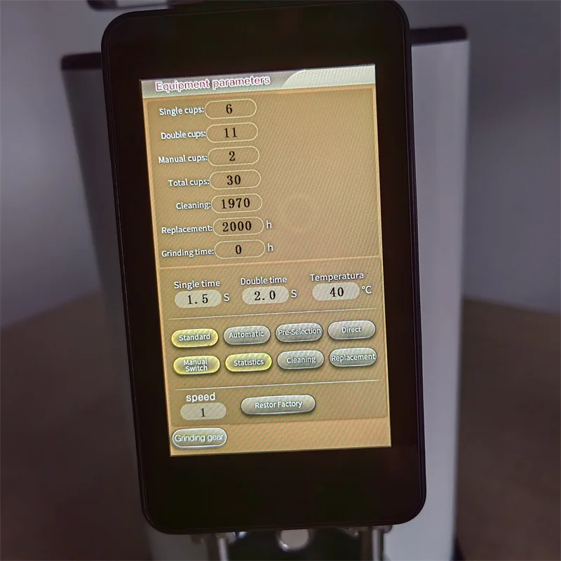 New Design Professional Coffee Bean Grinders Electric Coarseness Adjustment with Cooling Fan coffee mill