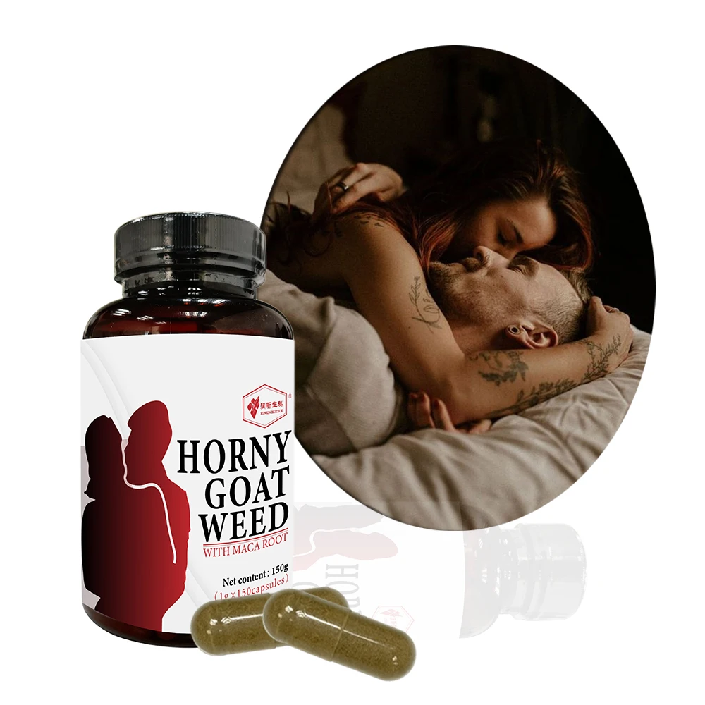 Private Label Horny Goat Maca Root Ginseng Root Capsules For Men and Women