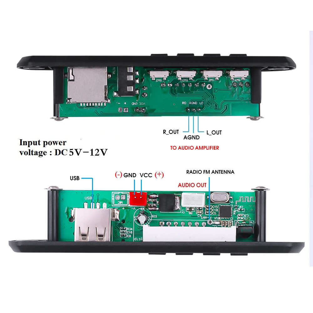 Низкая цена портативный динамик Usb-карта радио mp3-плеер модуль