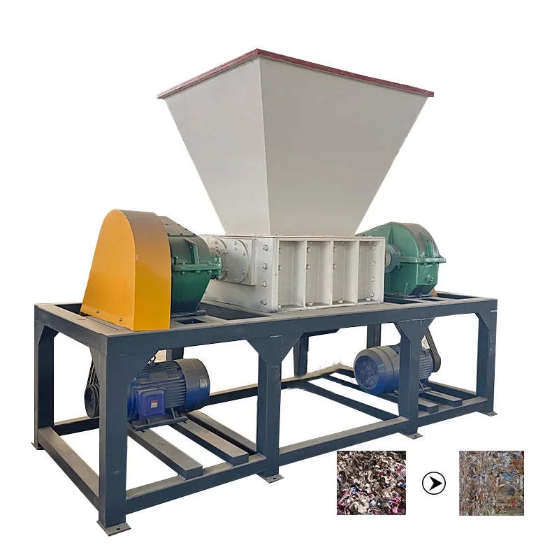 Mini small shaft home household pet pp pcb drum film bottle jumbo bag crushing shredding machine and crusher plastic shredder