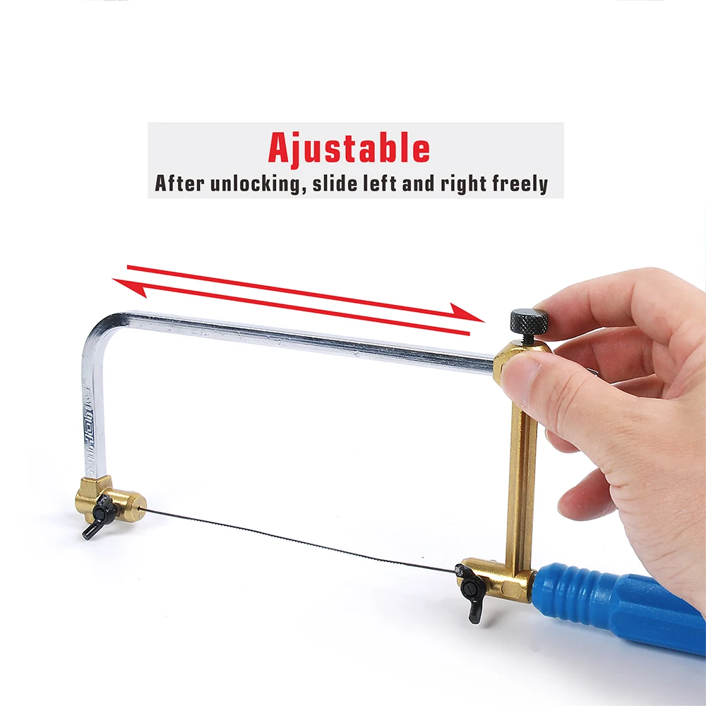 Professional Custom Hand Tool Carbon Steel Adjustable DIY Pull Coping Saw Mini Hacksaw Frame