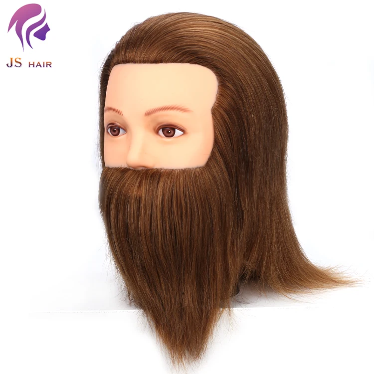 Wholesale man mannequin head for wigs, male training mannequin head human hair 100 dummy practice head
