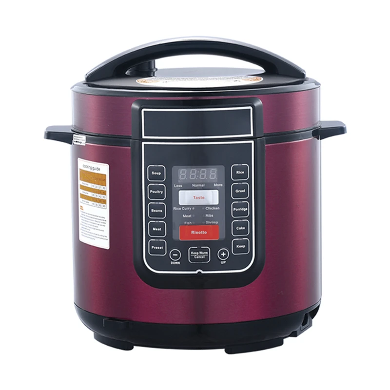 Автоматическая Цифровая умная электрическая скороварка 6L/10L/12L для небольших бытовых приборов антипригарная
