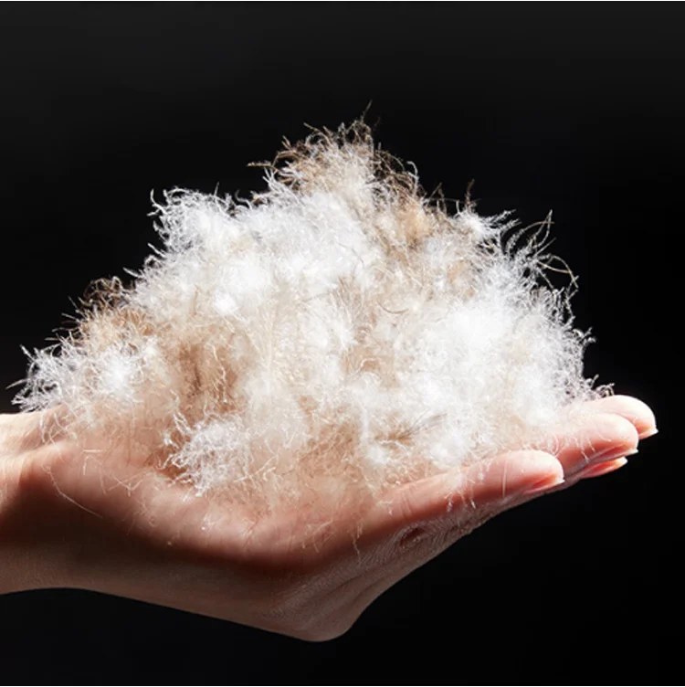 Highly Recommended Goose/Duck Feather Down Kids Pillow USA-2000 95% Washed Grey Duck Down