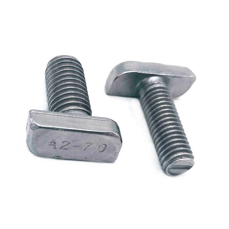 Factory Provides Best Quality OEM Fasteners 304 Stainless Steel M8 T Head Bolt