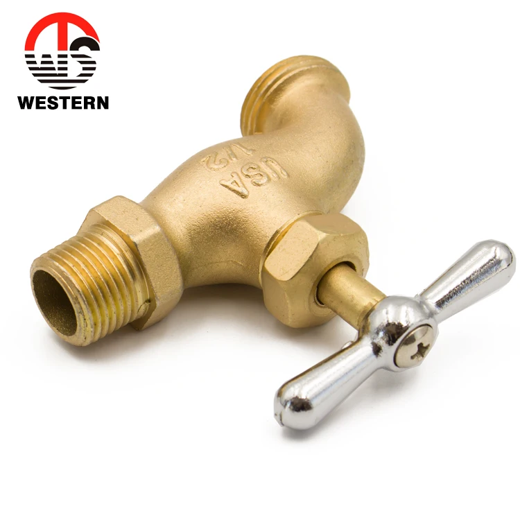 China Manufacturer Forged Brass Slow Open 1/2 3/4 1 Inch Tap Water Bib Cock